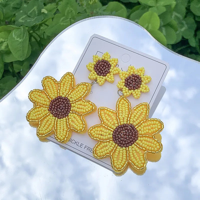 Sunflower Earrings