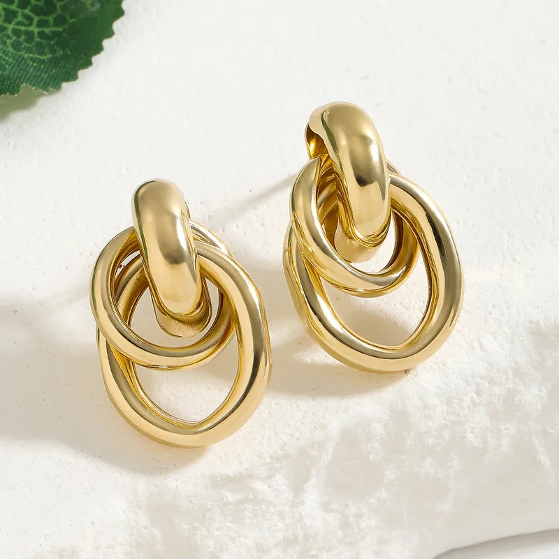Sophisticated Gold Earrings