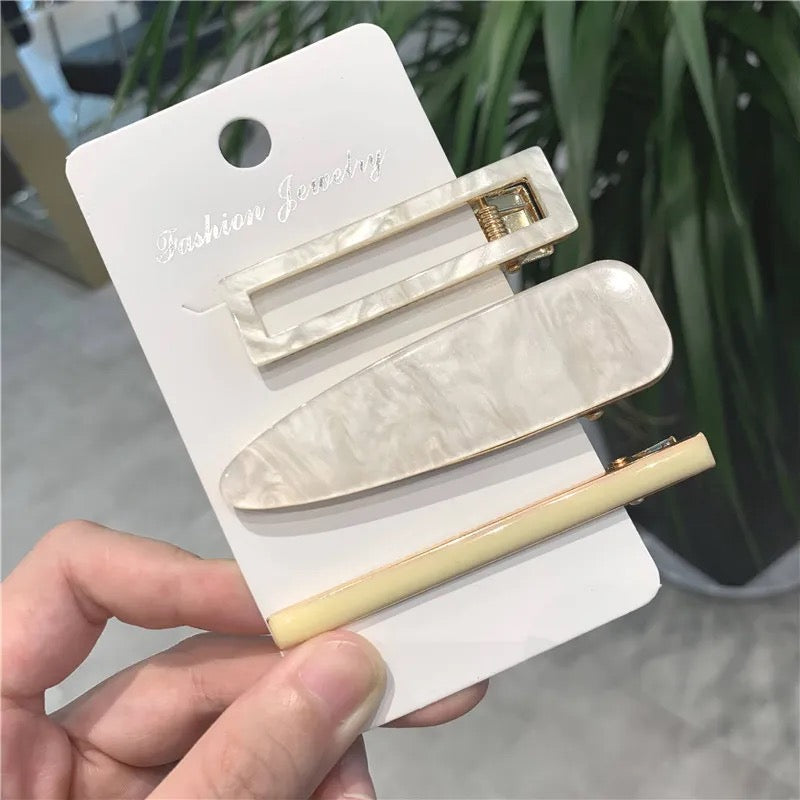Three Piece Hair Clip