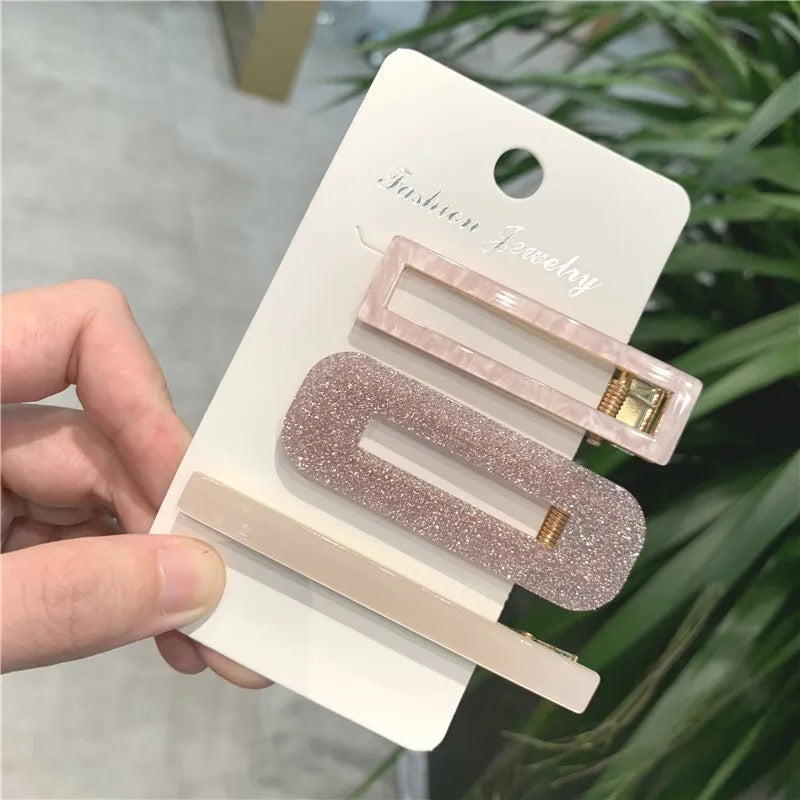 Three Piece Hair Clip