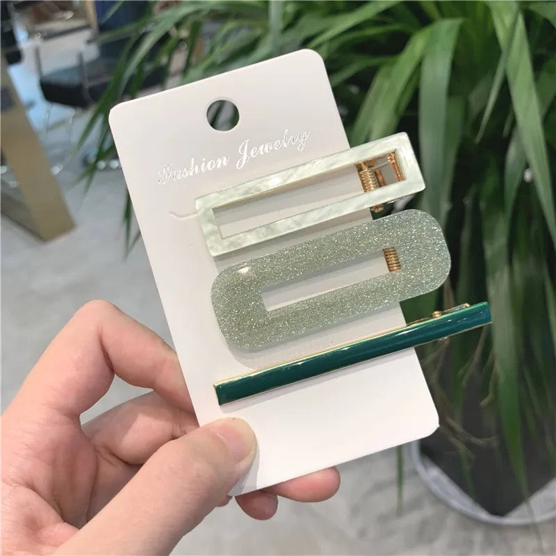 Three Piece Hair Clip