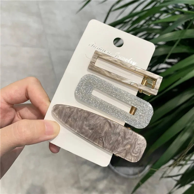 Three Piece Hair Clip