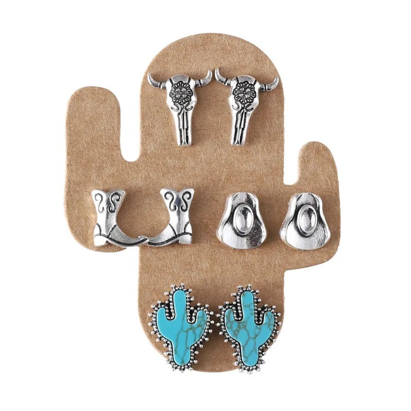 Western Earring Set
