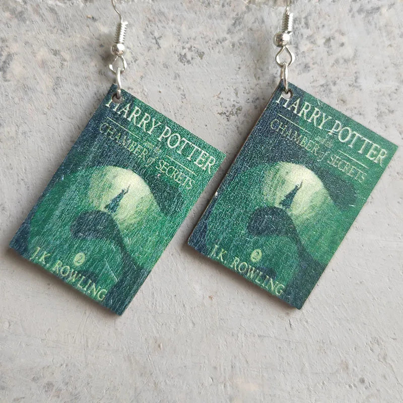 Book Earrings
