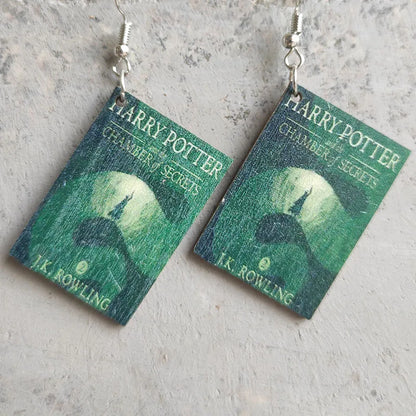 Book Earrings