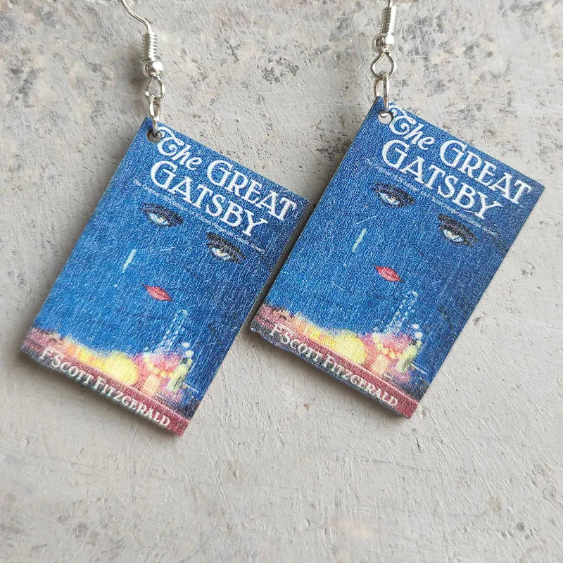 Book Earrings