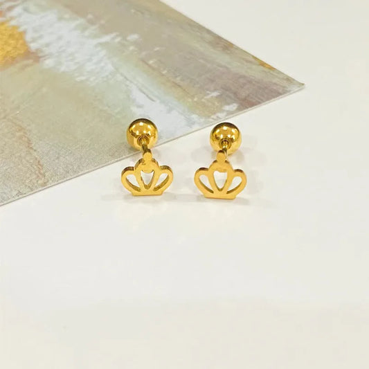 Crown Stud Earring