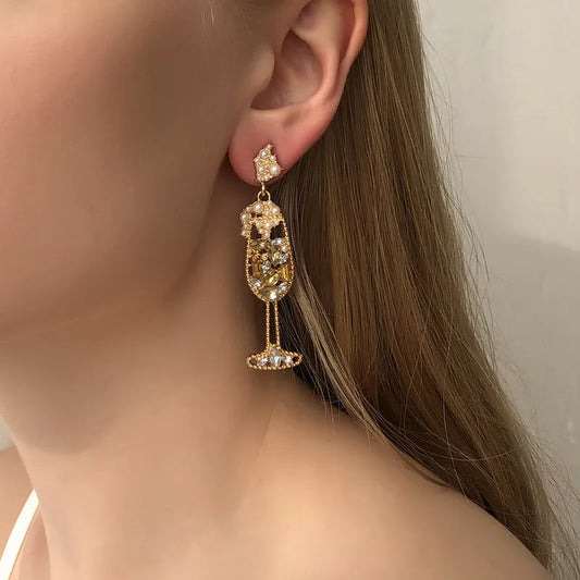 Champagne Earrings