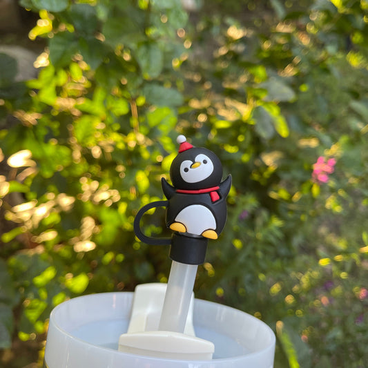 Penguin Straw Cover