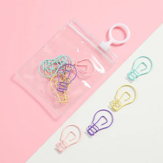 Light Bulb Metal Paper Clip