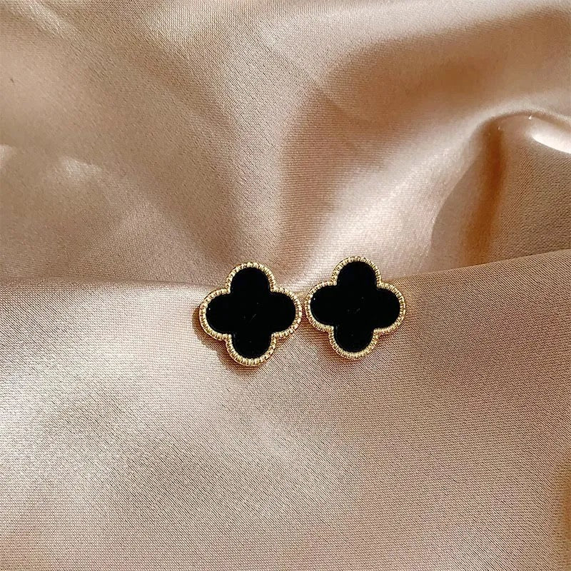 Four Leaf Clover Ear Studs