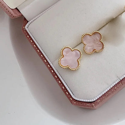 Four Leaf Clover Ear Studs