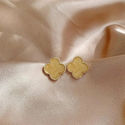 Four Leaf Clover Ear Studs