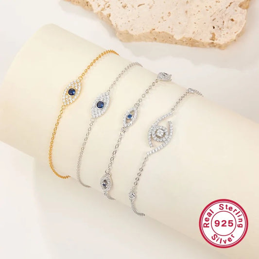 Mal de Ojo Rhinestone Bracelet