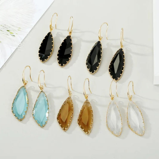 Water Drop Crystal Earrings