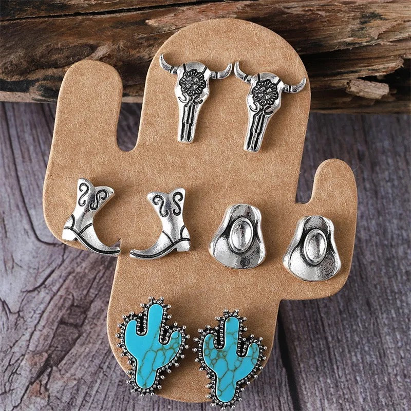 Western Earring Set