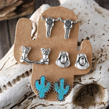 Western Earring Set