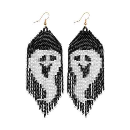 Beaded Halloween Earrings