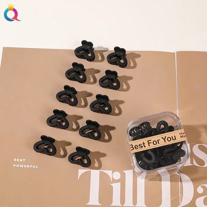 Black Mini Hair Clips