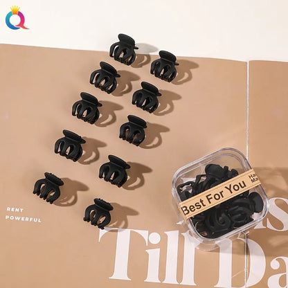 Black Mini Hair Clips