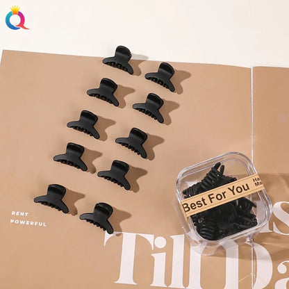 Black Mini Hair Clips