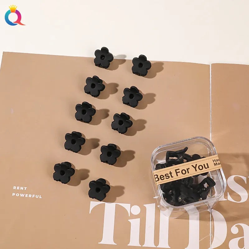 Black Mini Hair Clips